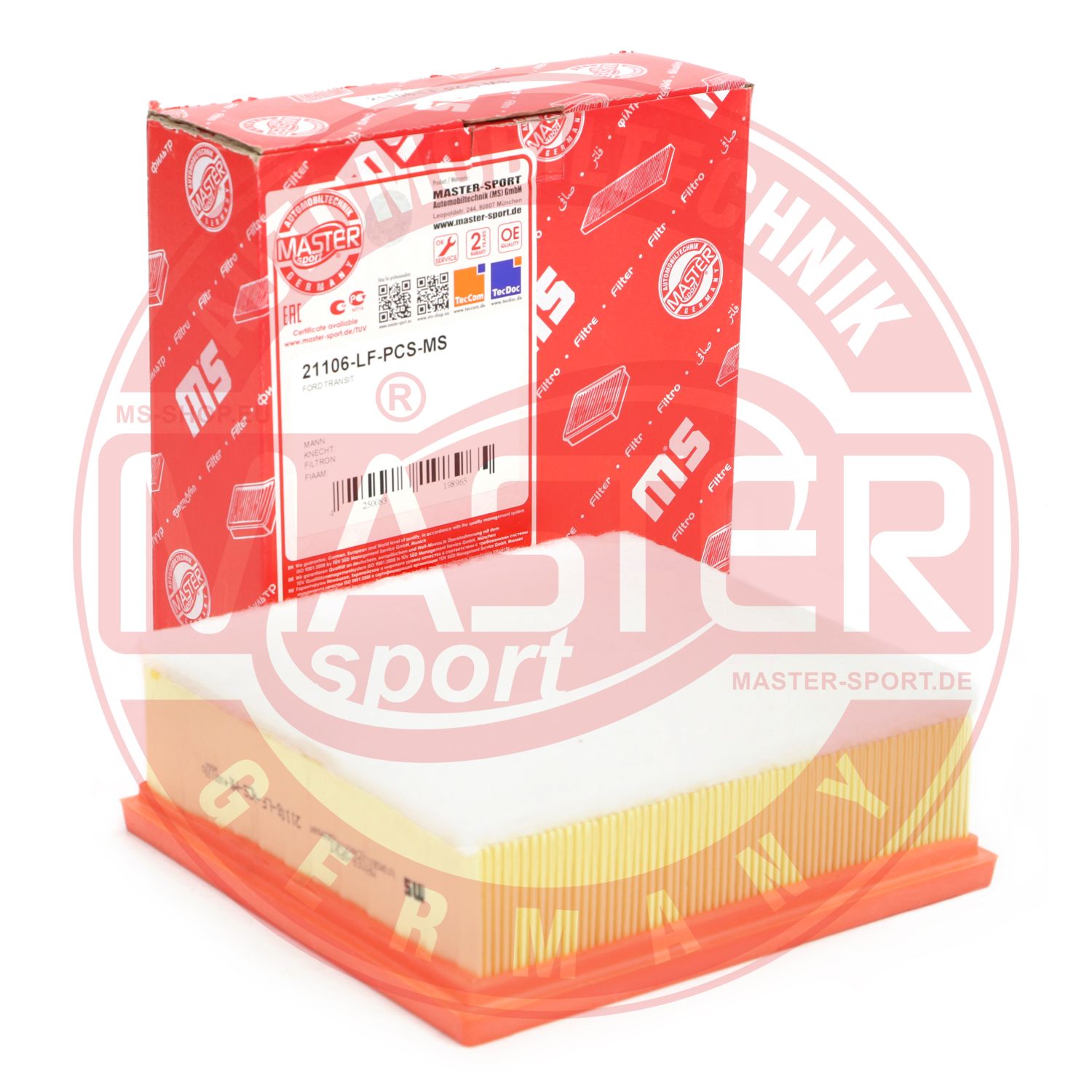 Filtru aer MASTERSPORT GERMANY 21106-LF-PCS-MS
